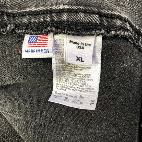 American Apparel Acid Black High Rise Easy Jeans - Picture 3 of 5
